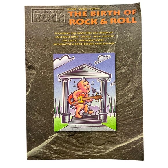 The Birth Of Rock & Roll Piano Vocal Guitar Sheet Music Paperback 1991 - Picture 1 of 9
